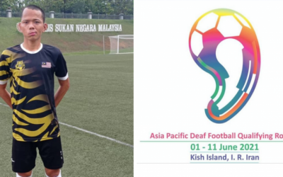 Anak Jati Kiulu berstatus OKU menyarung jersi Kebangsaan