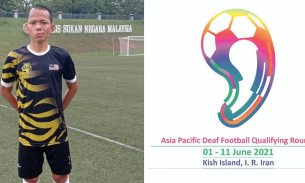 Anak Jati Kiulu berstatus OKU menyarung jersi Kebangsaan